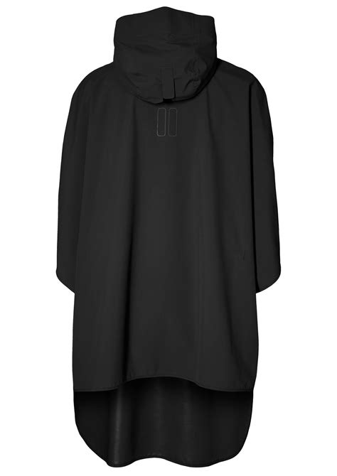 Cape De Pluie Basil Hoga Noir Minimaliste Vêtements Pluie Vélo