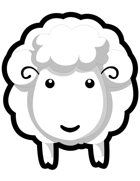 Cartoon Sheep Face Drawing - bmp-hotenanny