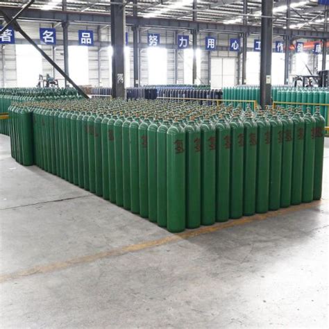 50L 200bar ISO Tped High Pressure Vessel Seamless Steel Oxygen Gas Cylinder