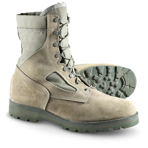 Used Us Military Surplus Issue Gore Tex® Infantry Boots Foliage