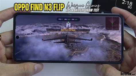 Oppo Find N Flip Call Of Duty Warzone Mobile Gaming Test Dimensity