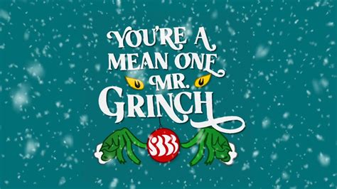 Youre A Mean One Mr Grinch The Sam Johnson Big Band Youtube