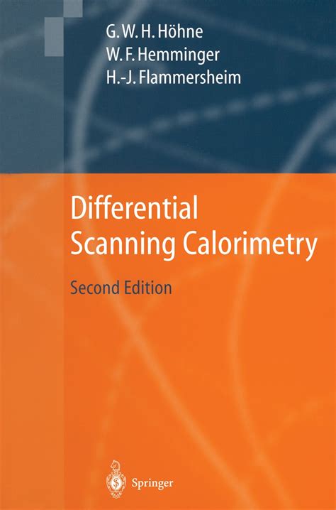 Differential Scanning Calorimetry Springerlink Off