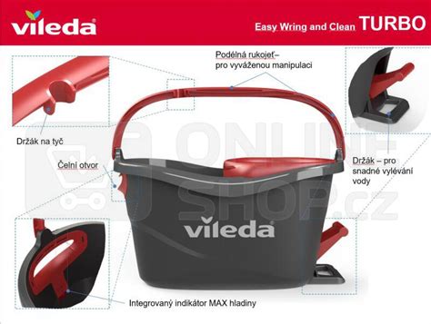 Mop + kbelík Vileda 151153 Easy Wring & Clean Turbo | ONLINESHOP.cz