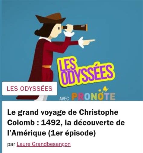 Rallye Compréhension Orale Le Grand Voyage De Christophe Colomb Partie