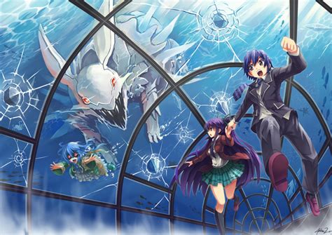 Illustration Anime Date A Live Yatogami Tohka Yoshino Itsuka