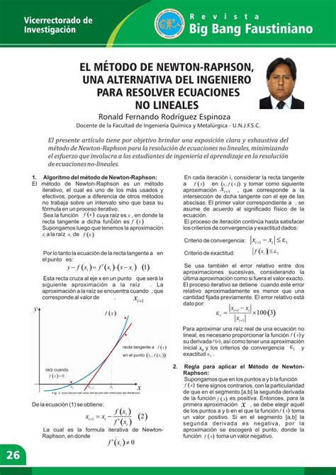 Pdf El M Todo De Newton Raphson Una Alternativa Del Dokumen Tips