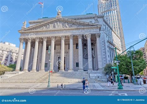 New York County Supreme Court Building Stock Photo - Image of american ...