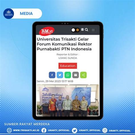 Repost Universitas Trisakti Menggelar Silaturahmi Forum Komunikasi