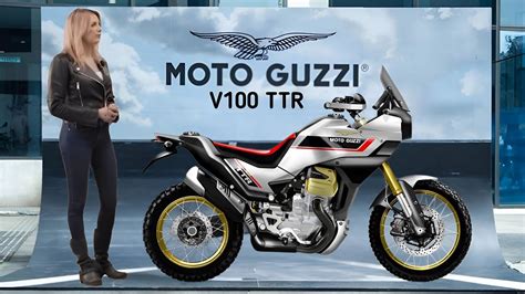 The New Moto Guzzi V Ttr Unveiled Youtube