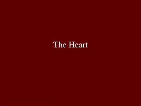 Ppt The Heart Powerpoint Presentation Free Download Id 2027077