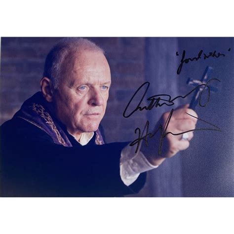 Autograph Signed Anthony Hopkins Photo