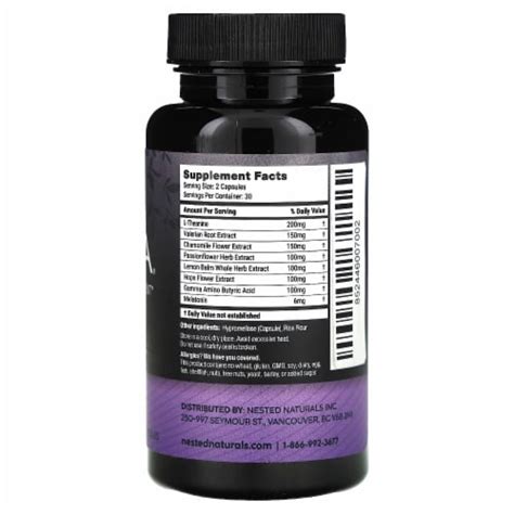 Nested Naturals Luna Gentle Sleep Supplement With Melatonin Vegan