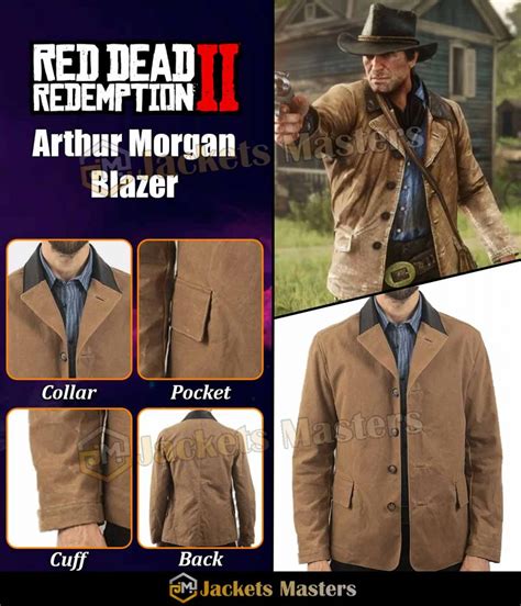 Red Dead Redemption Rdr2 Arthur Morgan Jacket Jackets Masters