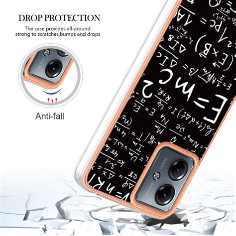 For Motorola Moto G Electroplating Marble Dual Side Imd Phone Case