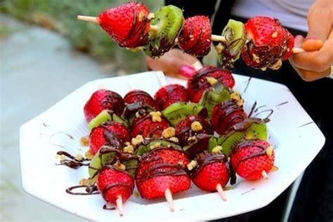 Chocolate Fruit Kabobs Food Heaven Made Easy