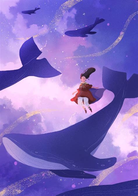 Pin By Axel On Anime Arts Whale Art Dreamy Art Anime Scenery