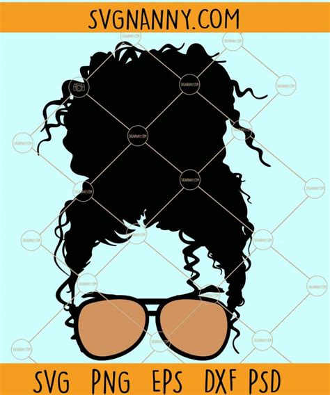 Super Mom Messy Bun Svg Messy Bun Svg Mothers Day Svg Mother T