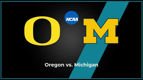 Oregon Vs Michigan Dunkel NCAA Football Picks Predictions And Odds