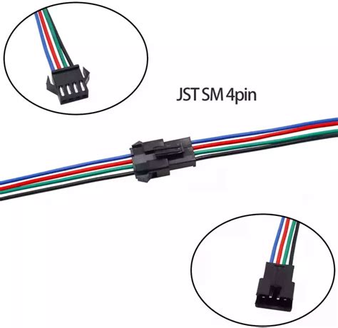 JST SM 2pin 4pin Connector Cables Customize Fongkit