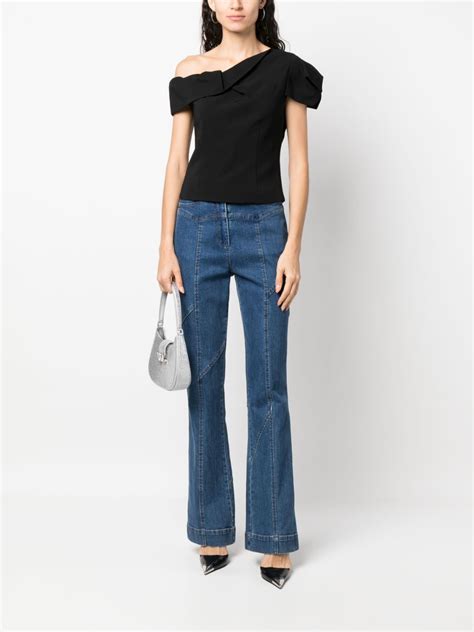 Roland Mouret Asymmetric Off Shoulder Top Farfetch