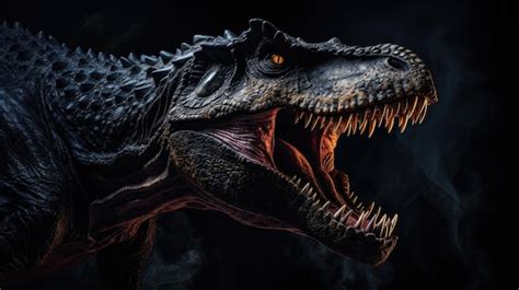 Premium Ai Image Detailed Closeup Of The Fearsome Tyrannosaurus Rex