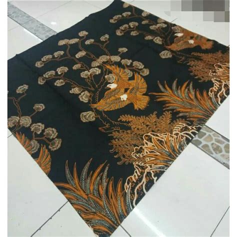 Jual Batik Solo Batik Kembang Manuk Elang Hitam Art Shopee Indonesia