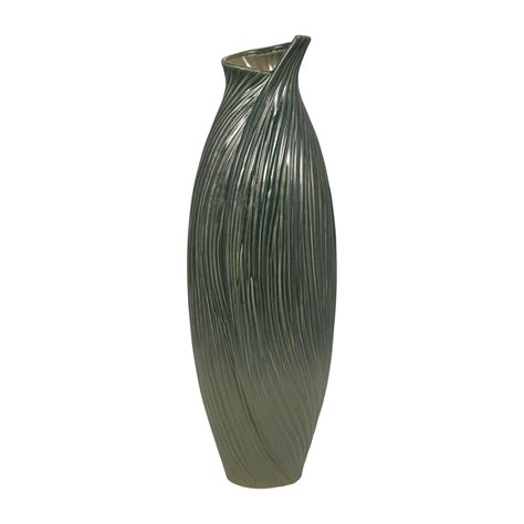 Rubpert Large Green Floor Vase Sagebrook Home