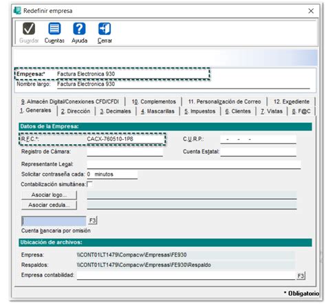 Configuraci N Cfdi En Contpaqi Factura Electr Nica