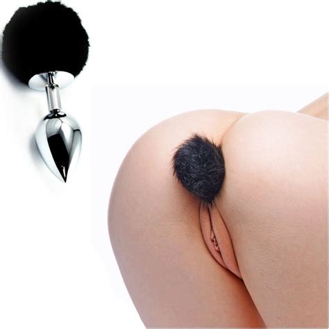 Plug Anal Rabo De Coelho Pompom Preto Sex Shop Sexshop Online