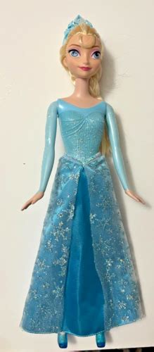 Disney Frozen Sparkle Princess Elsa Barbie Doll Cfb Ebay