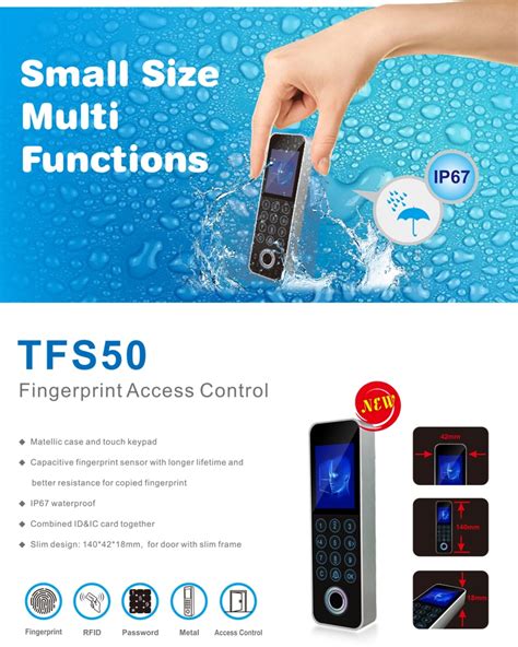 Metallic Tcpip Capacitive Fingerprint Sensor Network Access Control