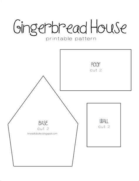 8 Gingerbread House Templates Gingerbread House Template Printable