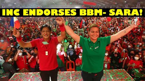 Inc Pormal Ng Inendorso Sina Bbm Sara Pulse Asia Latest Survey Ang