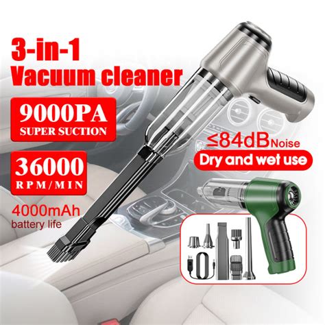 9000pa Cordless Vacuum Cleaner Electric Car Vacuum Cleaner Portable