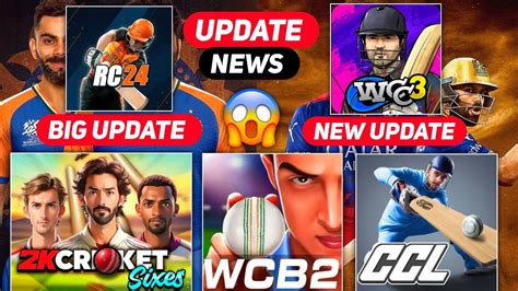 Real Cricket24 Mega Update WCC3 New Update WCB New Update CCL