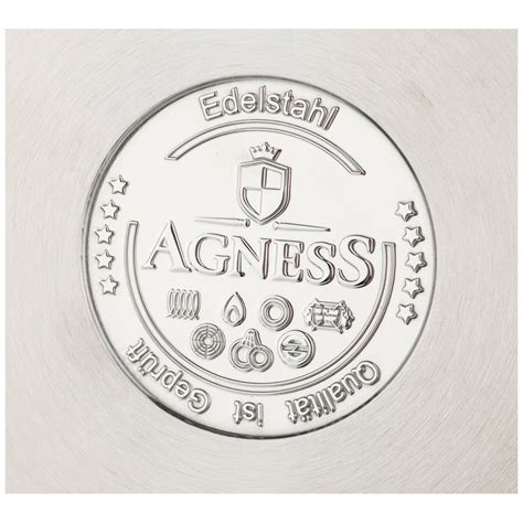 Кастрюля Agness professional высококачественная нерж сталь 18/10, 20x10 ...