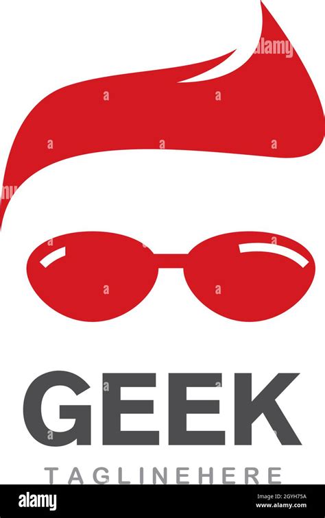 Geek Logo Vector Logo Template Stock Vector Image And Art Alamy