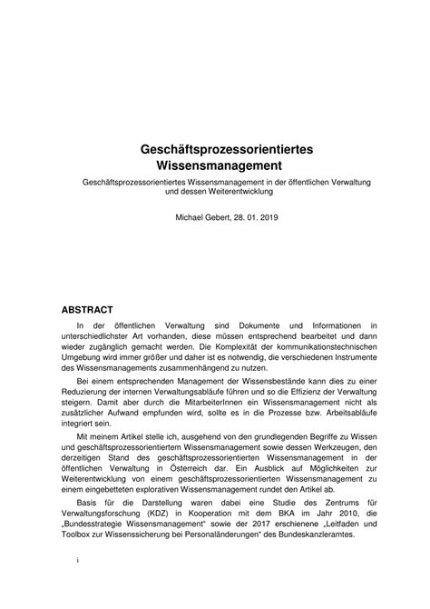 Kernthesen Zum Thema Wissensmanagement