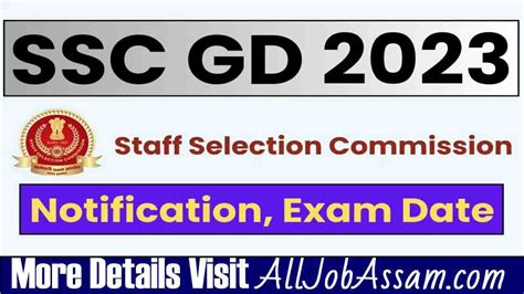 SSC GD New Vacancy 2023 2024 Notification For 26146 Post Online Apply