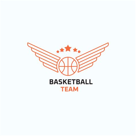 basketball team logo design Online Logo Template - VistaCreate