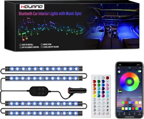 Amazon Hovano Car Led Lights App Control With Smart Car Interior