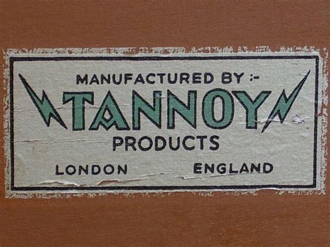 tannoy