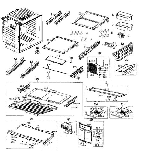 Samsung Rf260beaesr Replacement Parts Oem