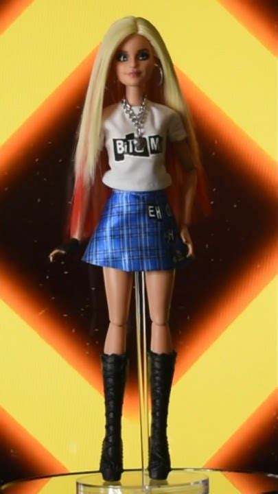 Barbie Avril Lavigne Ooak Custom Doll Biteme 💙 Lovesux 🧡 Youtube