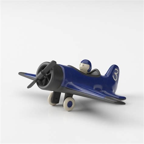 Vintage Toy Airplane 3D model - Download Hobbies on 3DModels.org