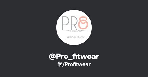@Pro_fitwear | Linktree