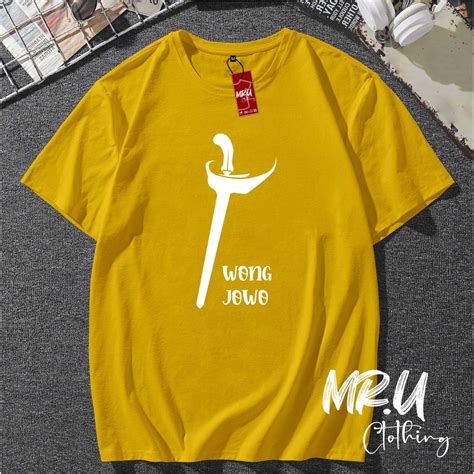 Jual KAOS WONG JOWO kaos daerah jawa kece cotton combat 30 s murah