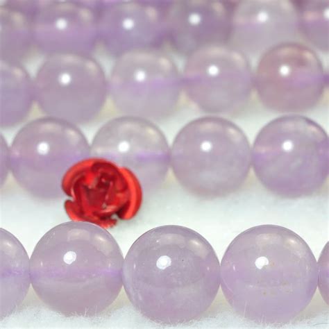 Yesbeads Natural Brazil Purple Jade Aa Grade Smooth Round Beads