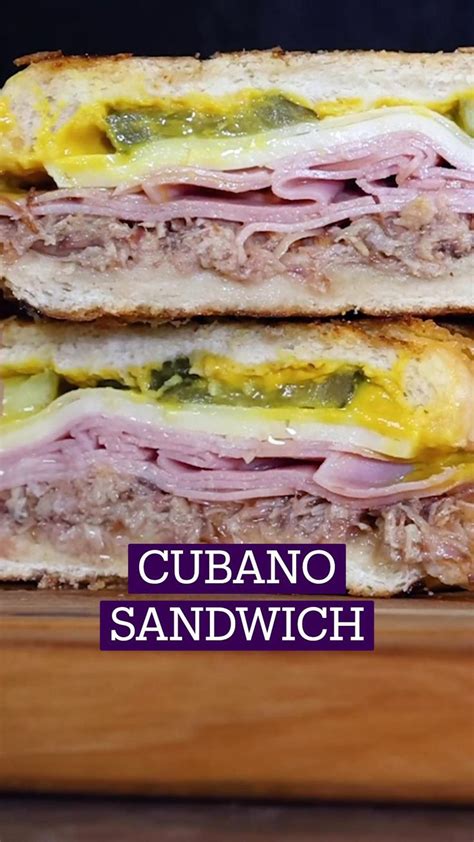 Cubano Sandwich | Cuban recipes, Gourmet sandwiches recipes, Food